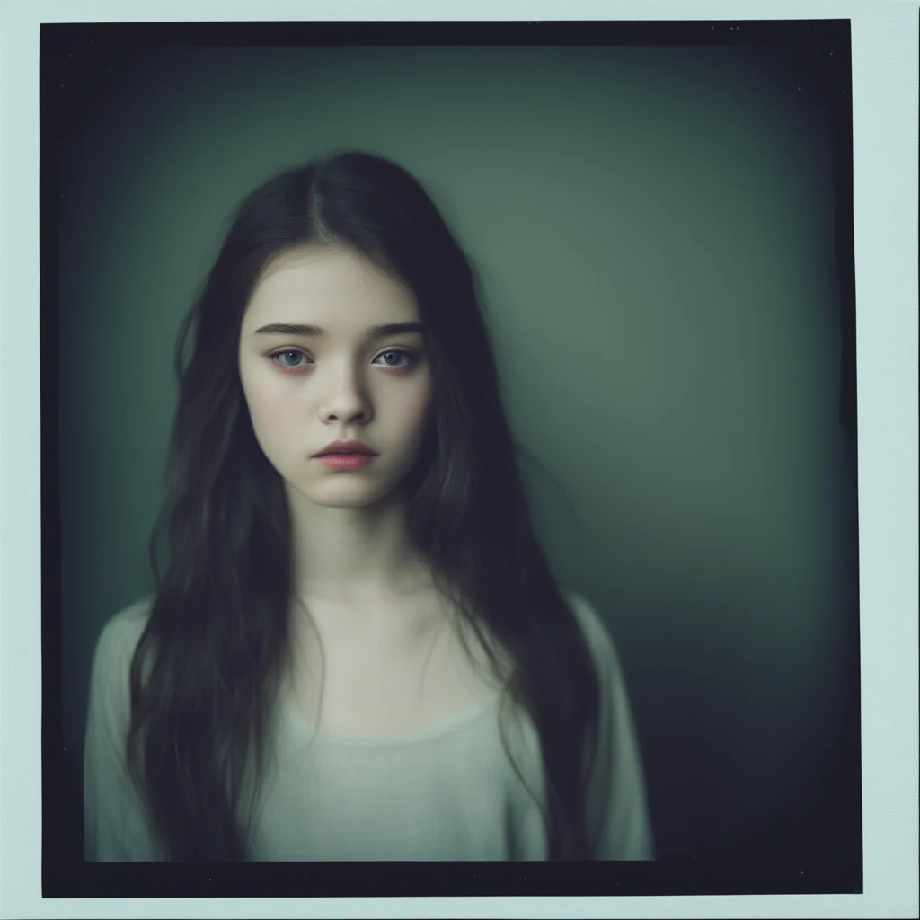aiaroused girls  18 yo    dark gloomy studio portrait  polaroid confident engaging wow artstation art 3