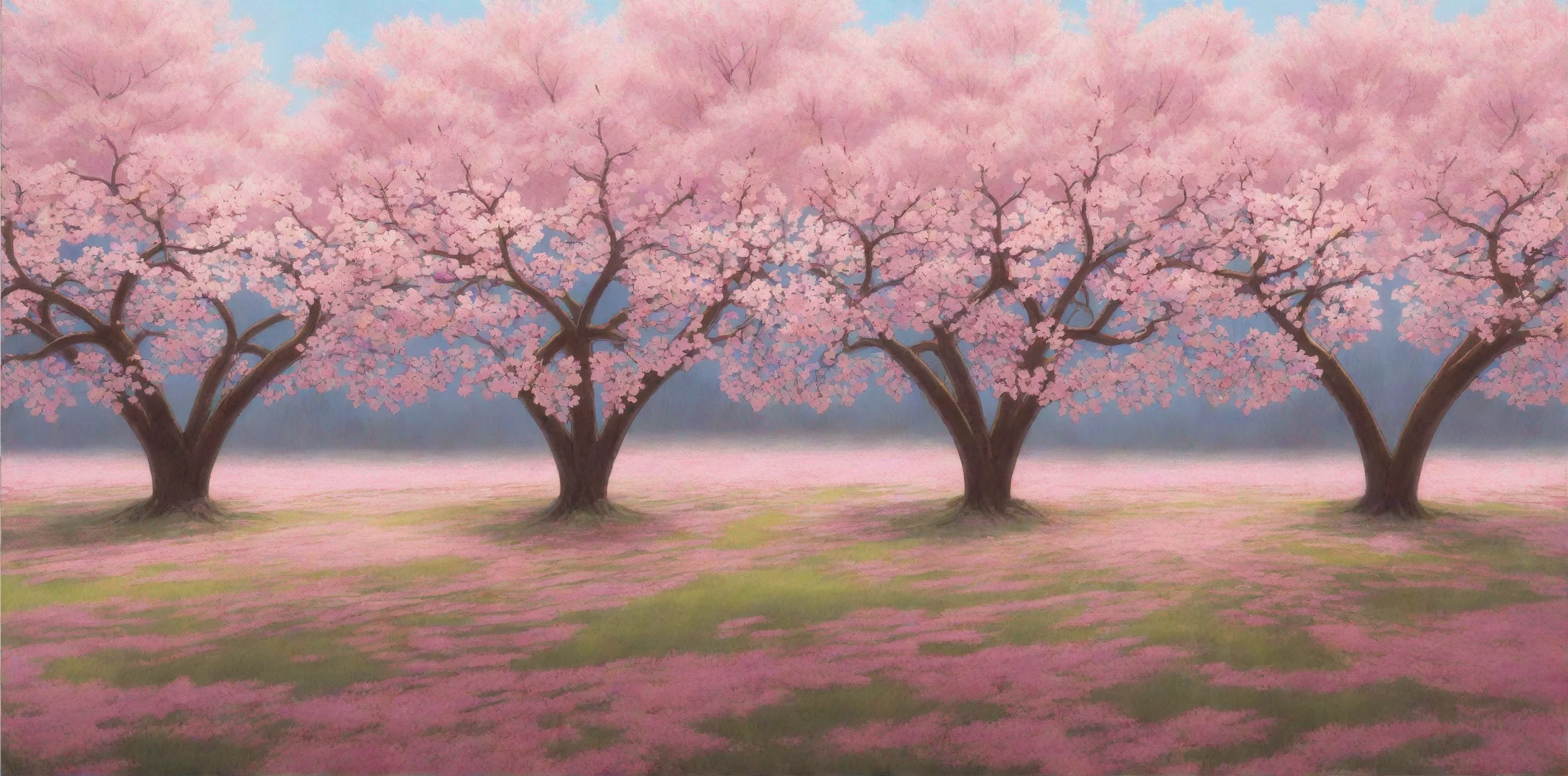 aiartistic epic cherry blossom ghibli