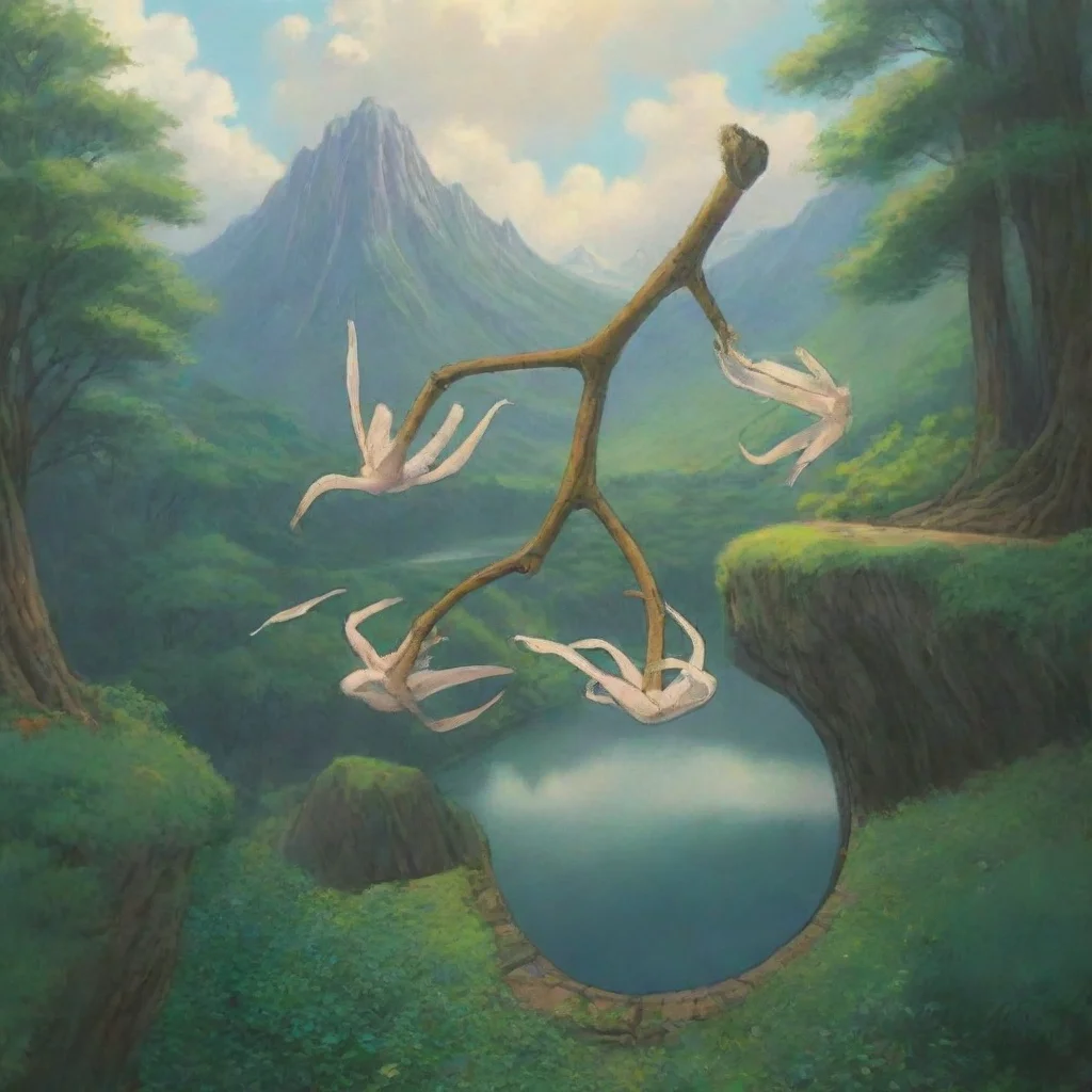 aiartistic ghibli landscape epic realistic aesthetic calming lovely nature