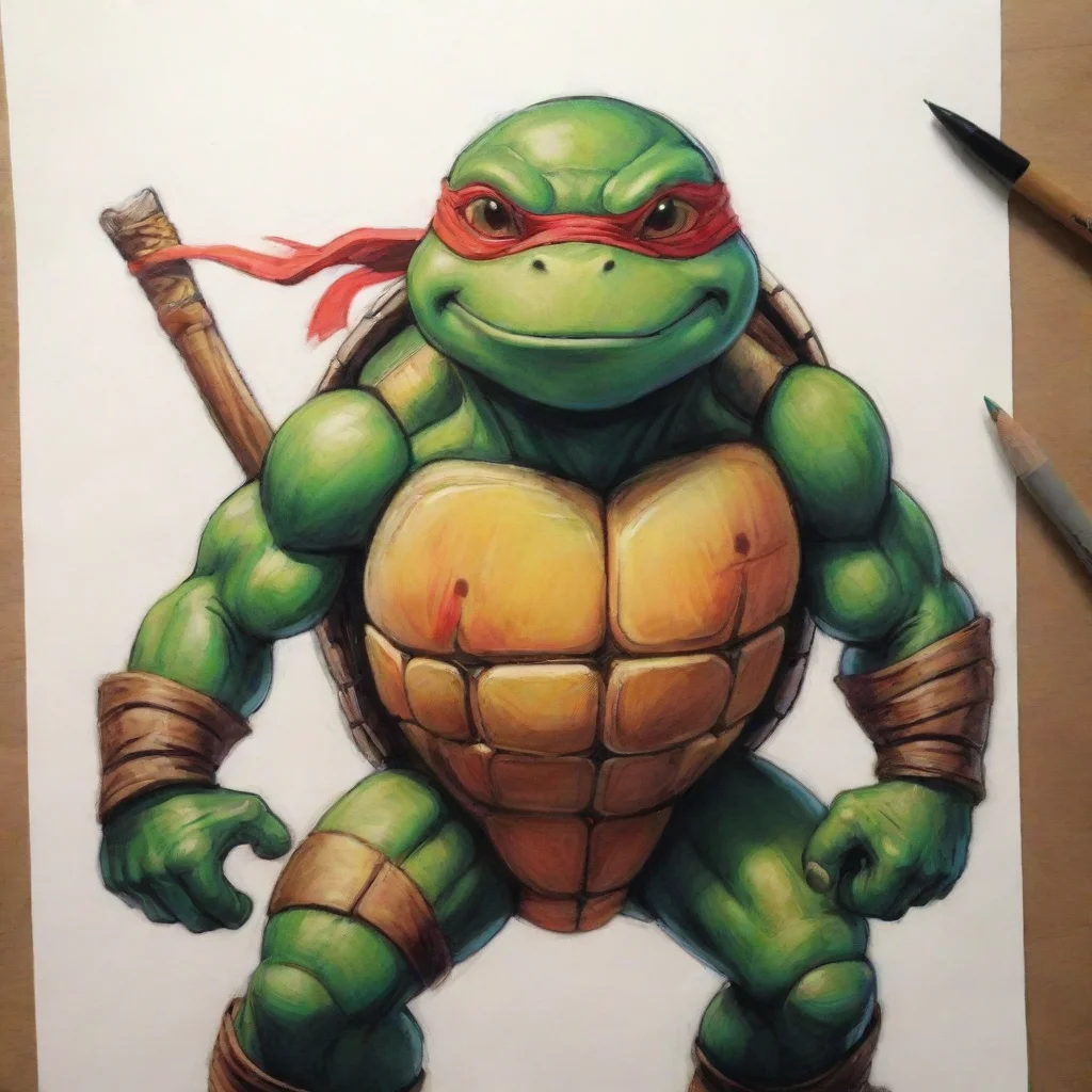 aiartistic ninja turtle