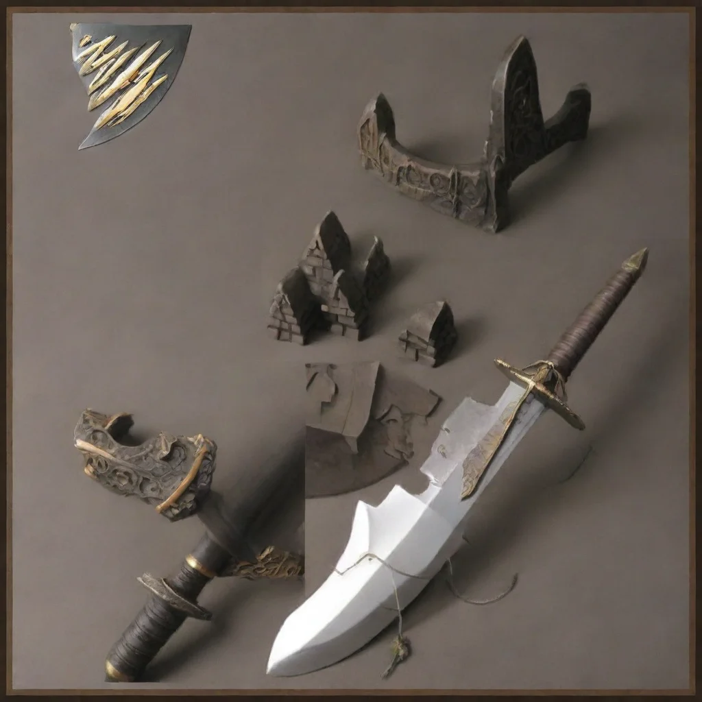 aiartistic sword replica meuseum art best quality weapon gunblade fantasy sword 0641455
