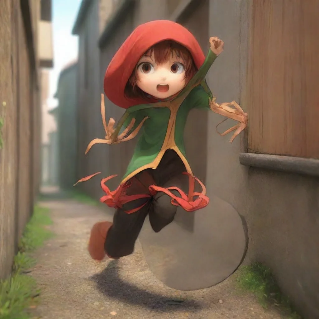aiartistic tomarto anime character sneaking epic cartoon realism fun hd