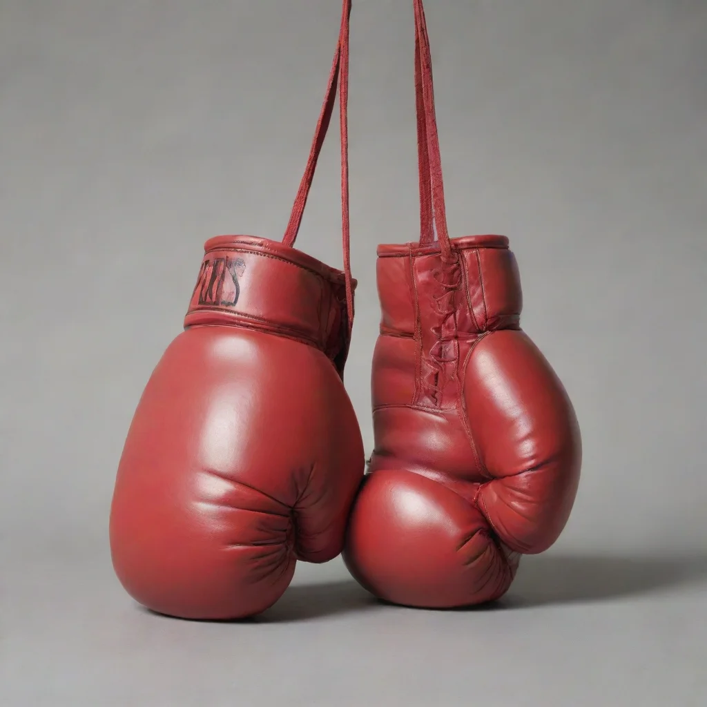 aiartstation art  boxing gloves  confident engaging wow 3