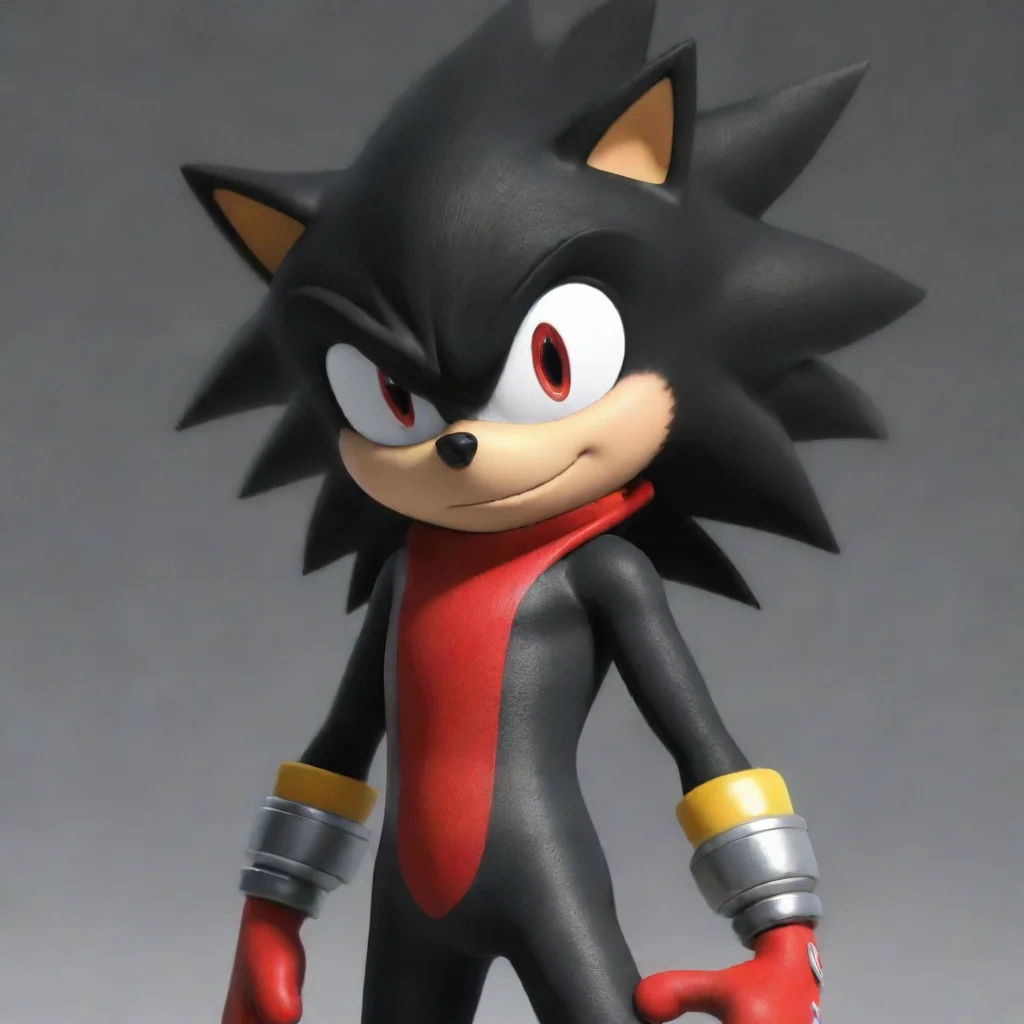 artstation art  shadow the hedgehog ai confident engaging wow 3