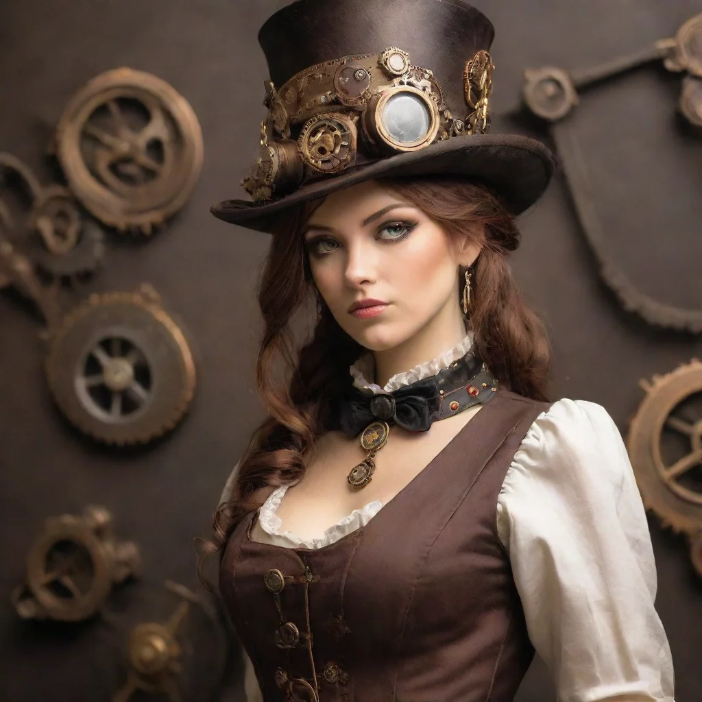 aiartstation art  steampunk confident engaging wow 3
