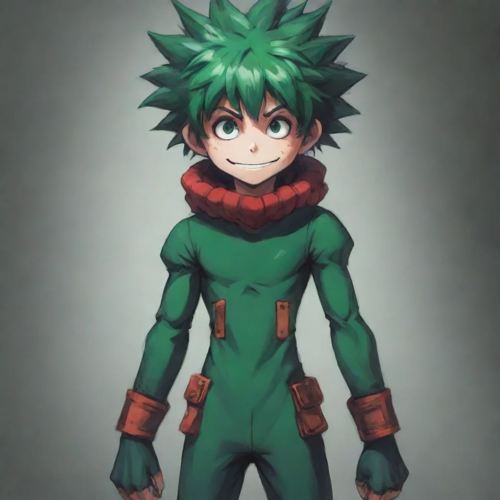 aiartstation art  villain deku confident engaging wow 3