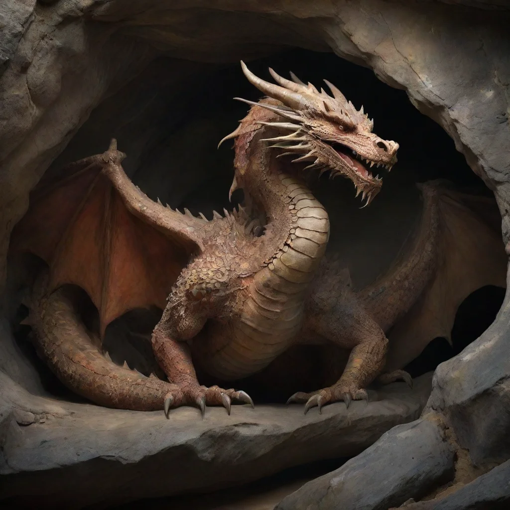 aiartstation art 1000 year amazing epic dragon who was sealed in a cave confident engaging wow 3