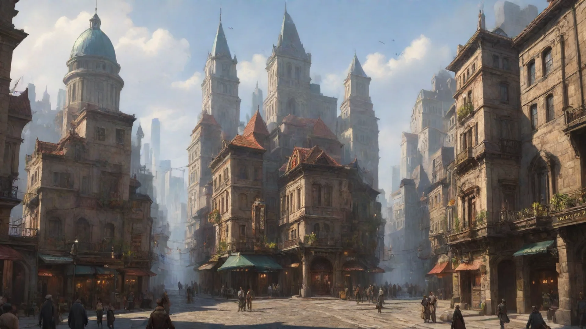 aiartstation art 1920x1080 cityscapes confident engaging wow 3 hdwidescreen