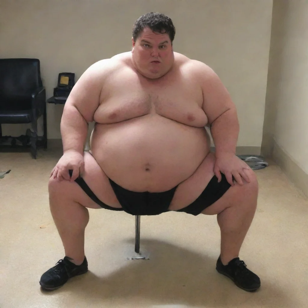 aiartstation art 400lbs feedee confident engaging wow 3