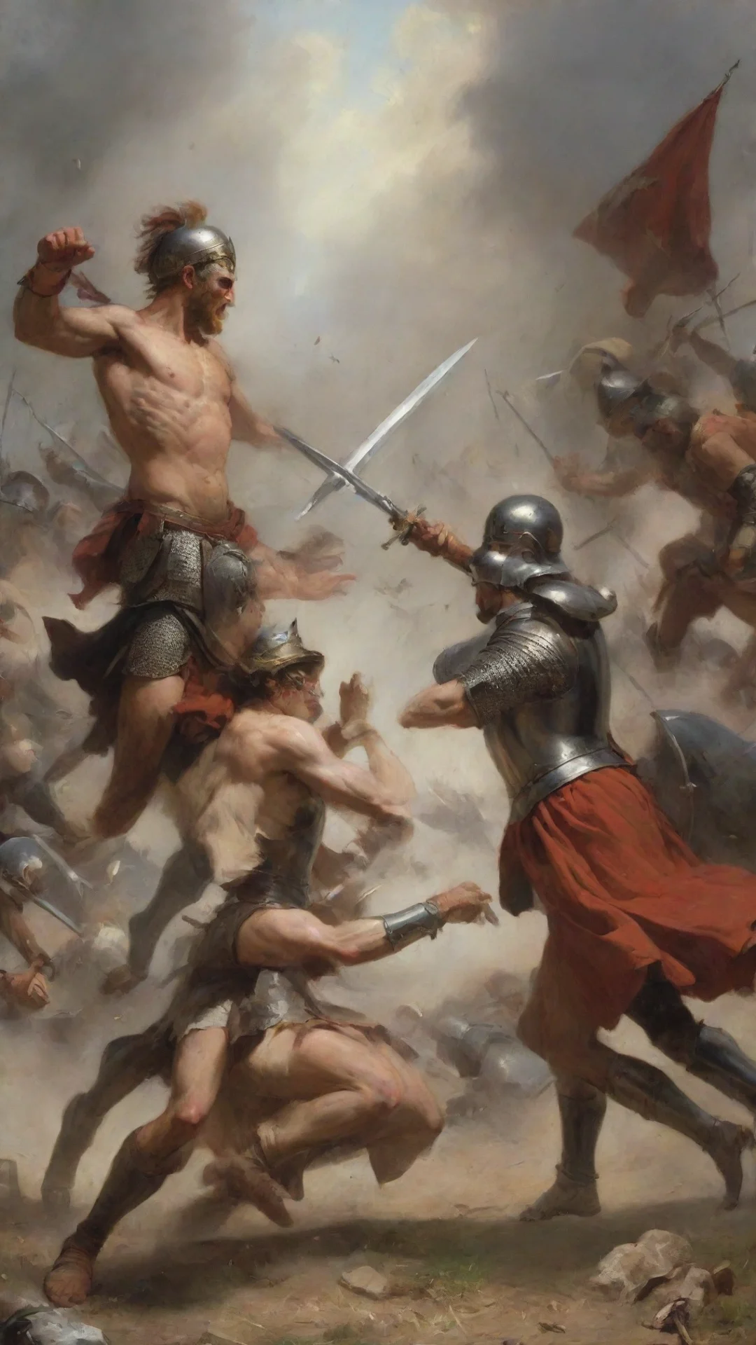 aiartstation art a battle confident engaging wow 3 hdtall