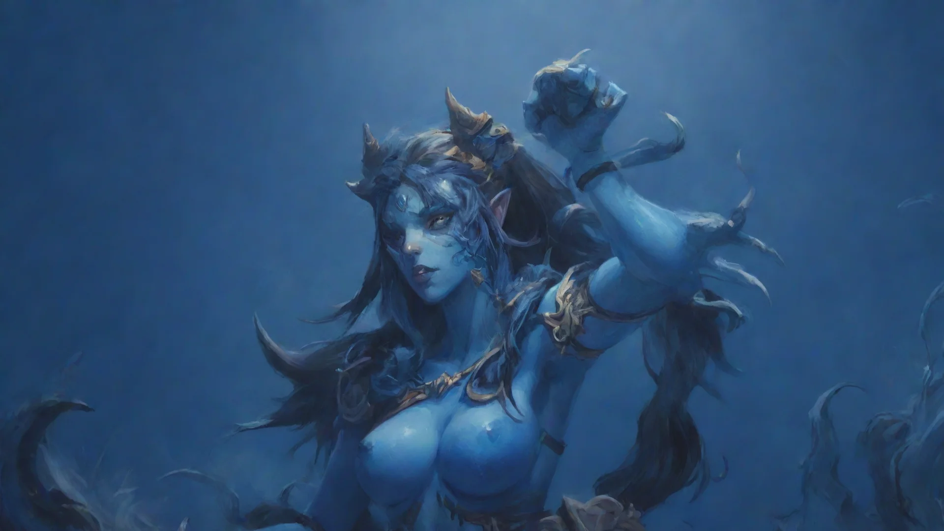 aiartstation art a blue wallpaper for wimdows 12 confident engaging wow 3 hdwidescreen