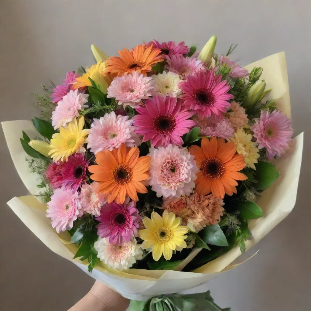 artstation art a bouquet of flowers confident engaging wow 3