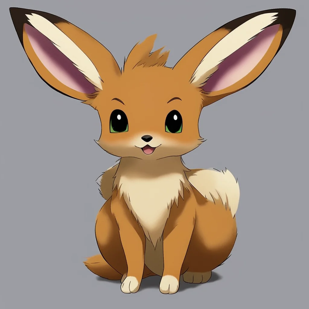 aiartstation art a eevee from pokemon confident engaging wow 3