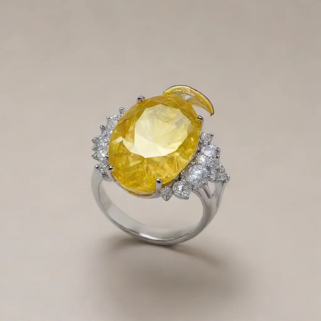 aiartstation art a finger ring lemon with dimond .jpg confident engaging wow 3