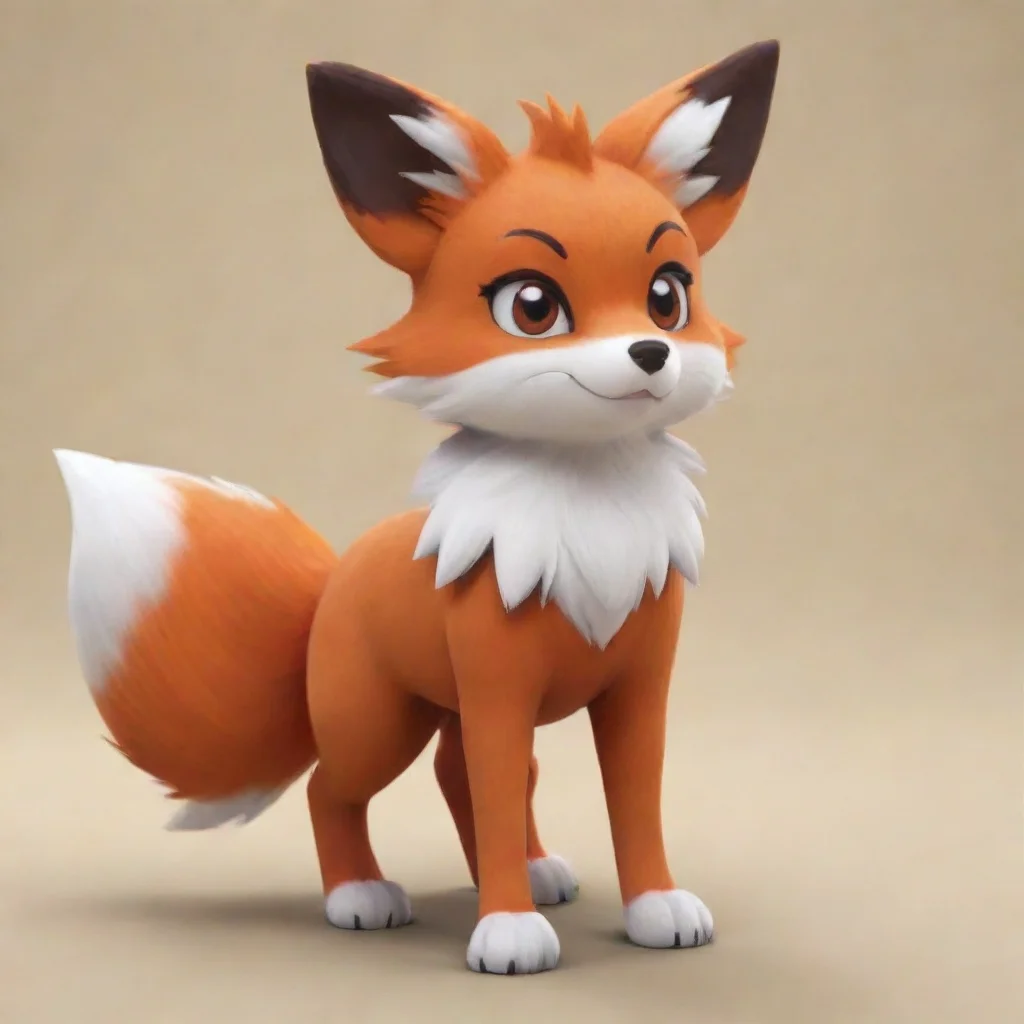 aiartstation art a fox pokemon confident engaging wow 3