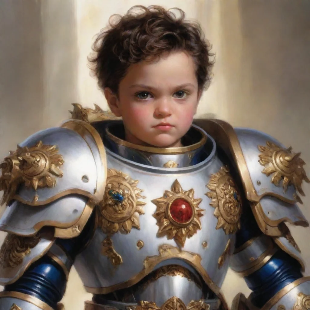aiartstation art a funny picture of a primarch as a kid confident engaging wow 3