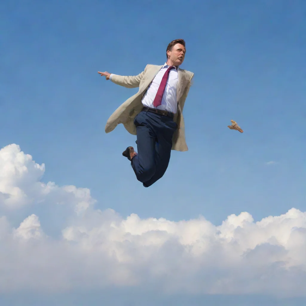 artstation art a man on air confident engaging wow 3