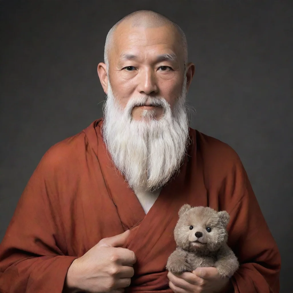 aiartstation art a monk with white beard and beabear chest confident engaging wow 3