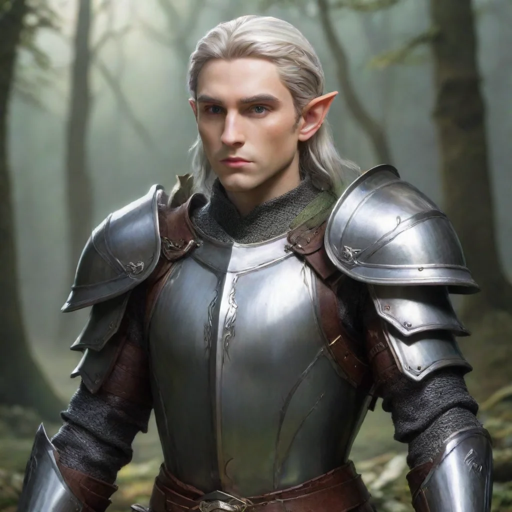 artstation art a picture of a elf knight confident engaging wow 3