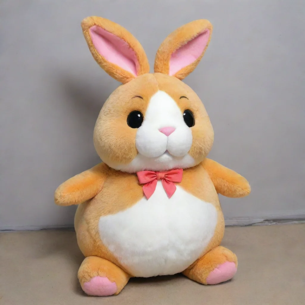 artstation art a plush pudgy rabbit fursuit confident engaging wow 3
