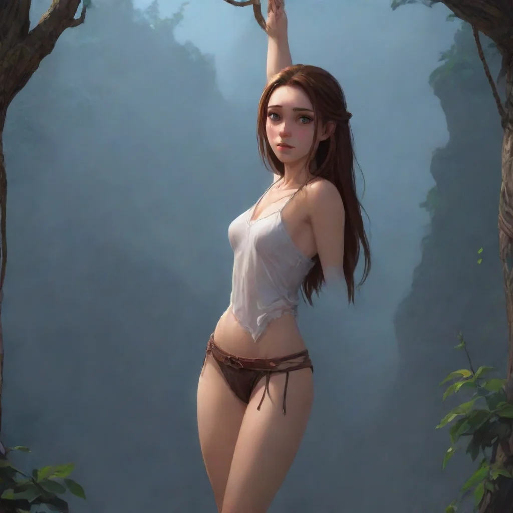 artstation art a pretty girl hanged and died confident engaging wow 3