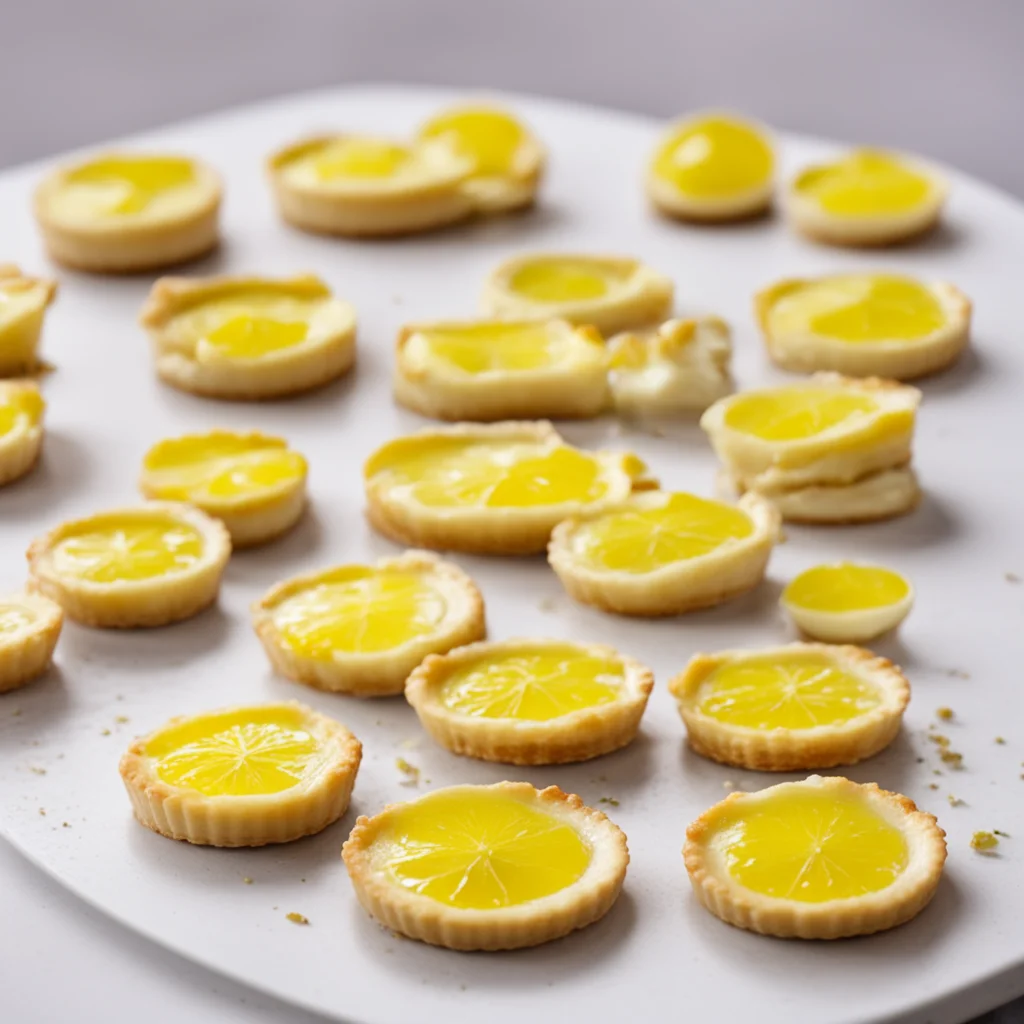 aiartstation art a table full of lemon tarts  confident engaging wow 3