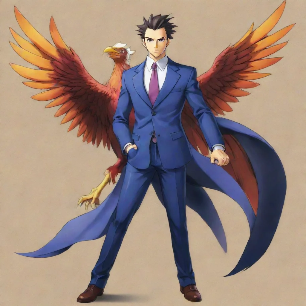 aiartstation art ace attorney pheonix wright confident engaging wow 3