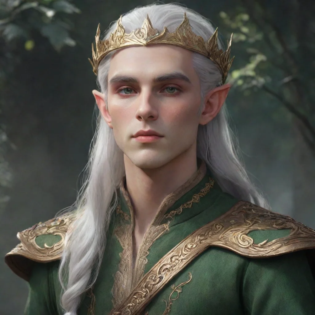 aiartstation art aesthetic character elf king confident engaging wow 3