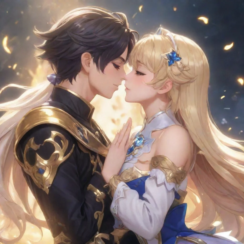 aiartstation art aether genshin impact kiss confident engaging wow 3