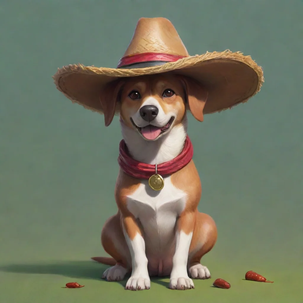 aiartstation art agame un perrito salchicha con un sombrero confident engaging wow 3