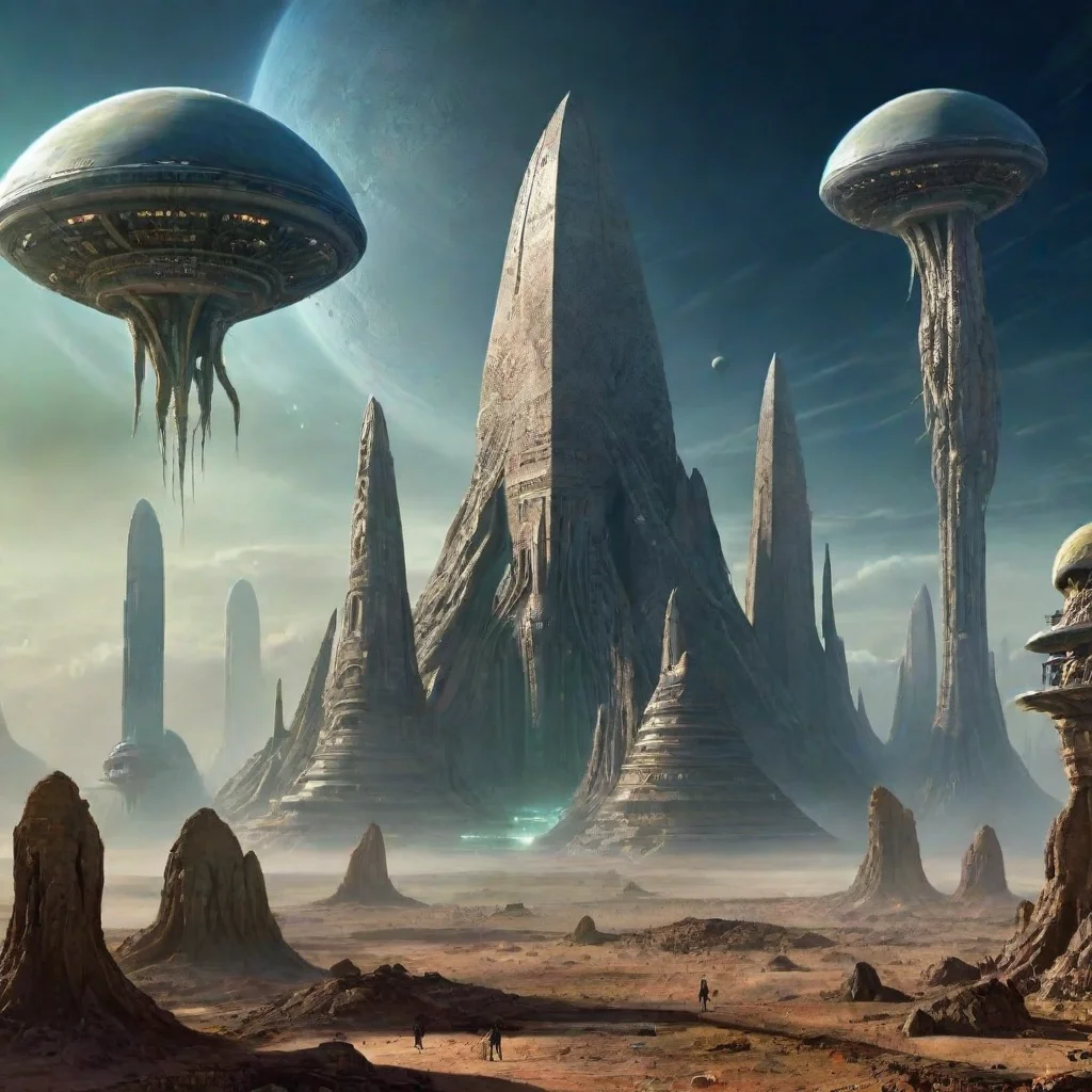 artstation art alien civilization confident engaging wow 3