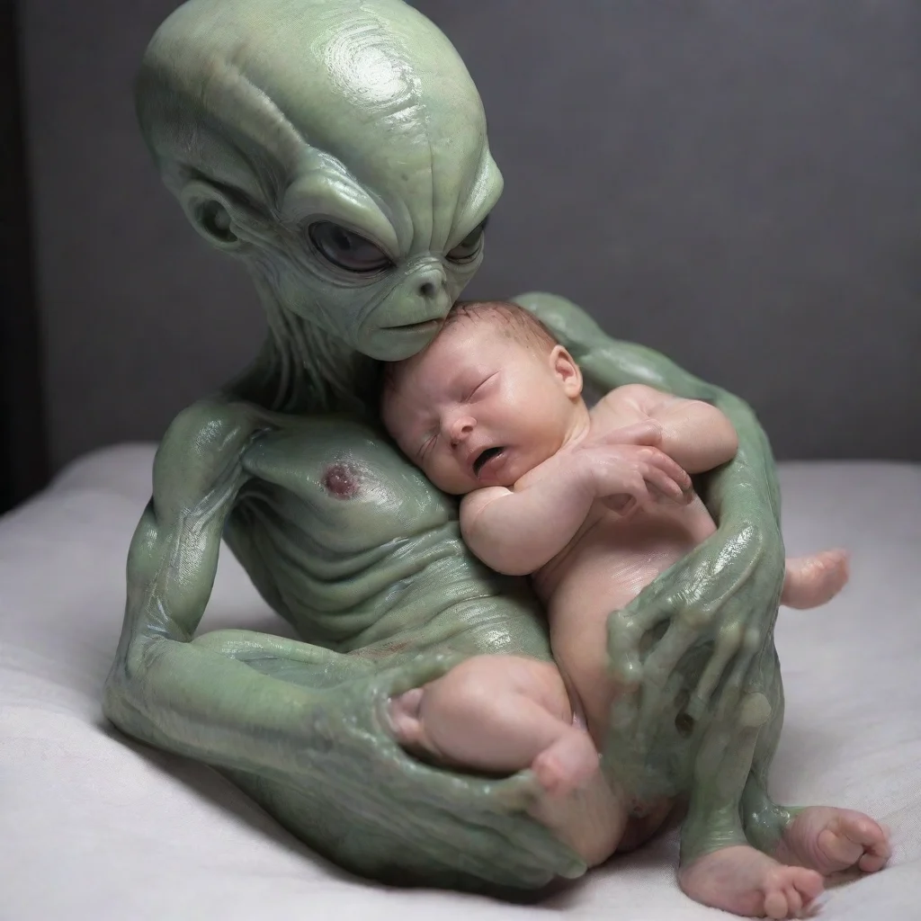 artstation art alien torturing a newborn baby confident engaging wow 3