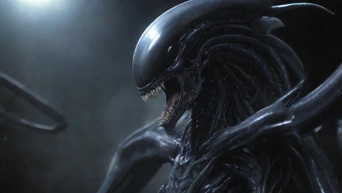 aiartstation art alien xenomorph queen anime sweet confident engaging wow 3 widescreen