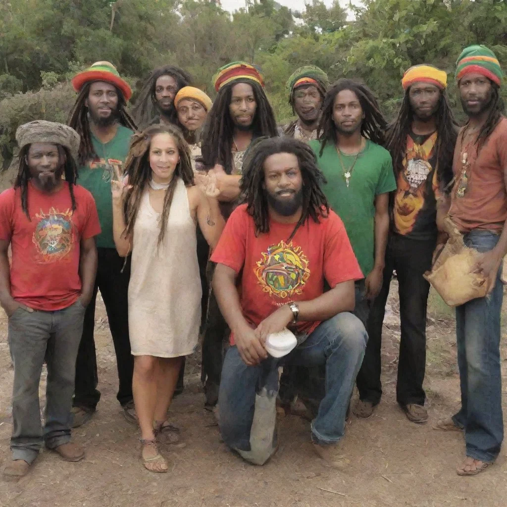 aiartstation art all femail reggae band confident engaging wow 3