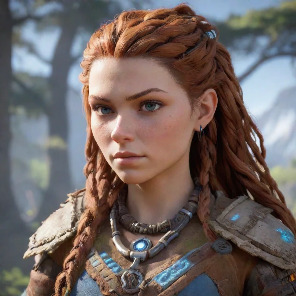 artstation art aloy horizon zero dawn confident engaging wow 3