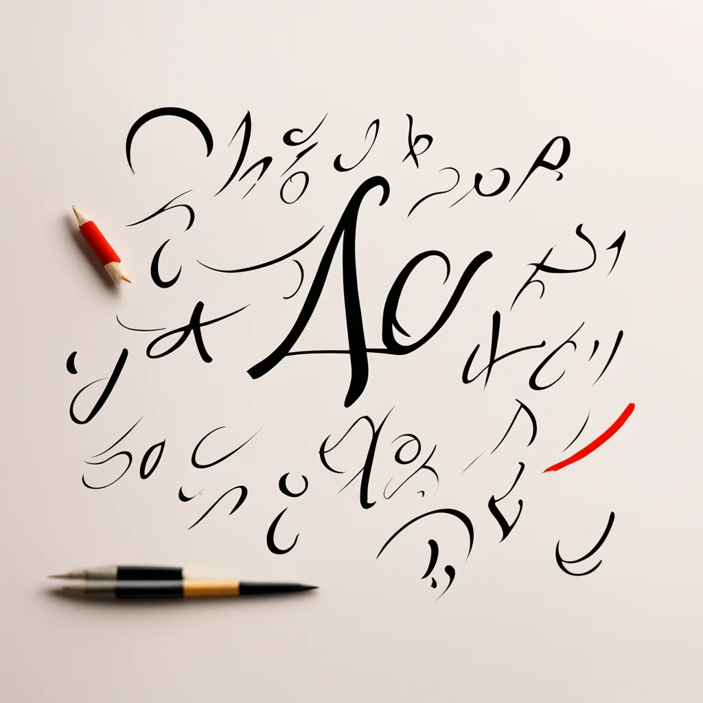 aiartstation art alphabet calligraphy confident engaging wow 3