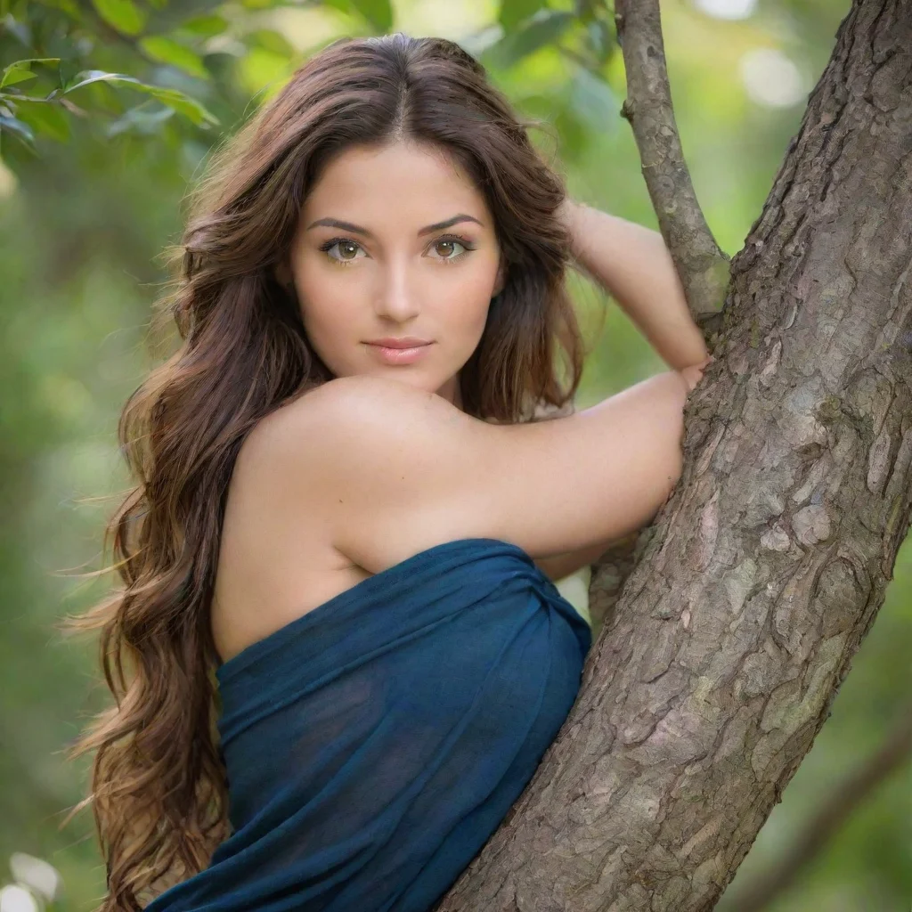 aiartstation art amazing sheena resting on a tree awesome portrait 3 confident engaging wow 3