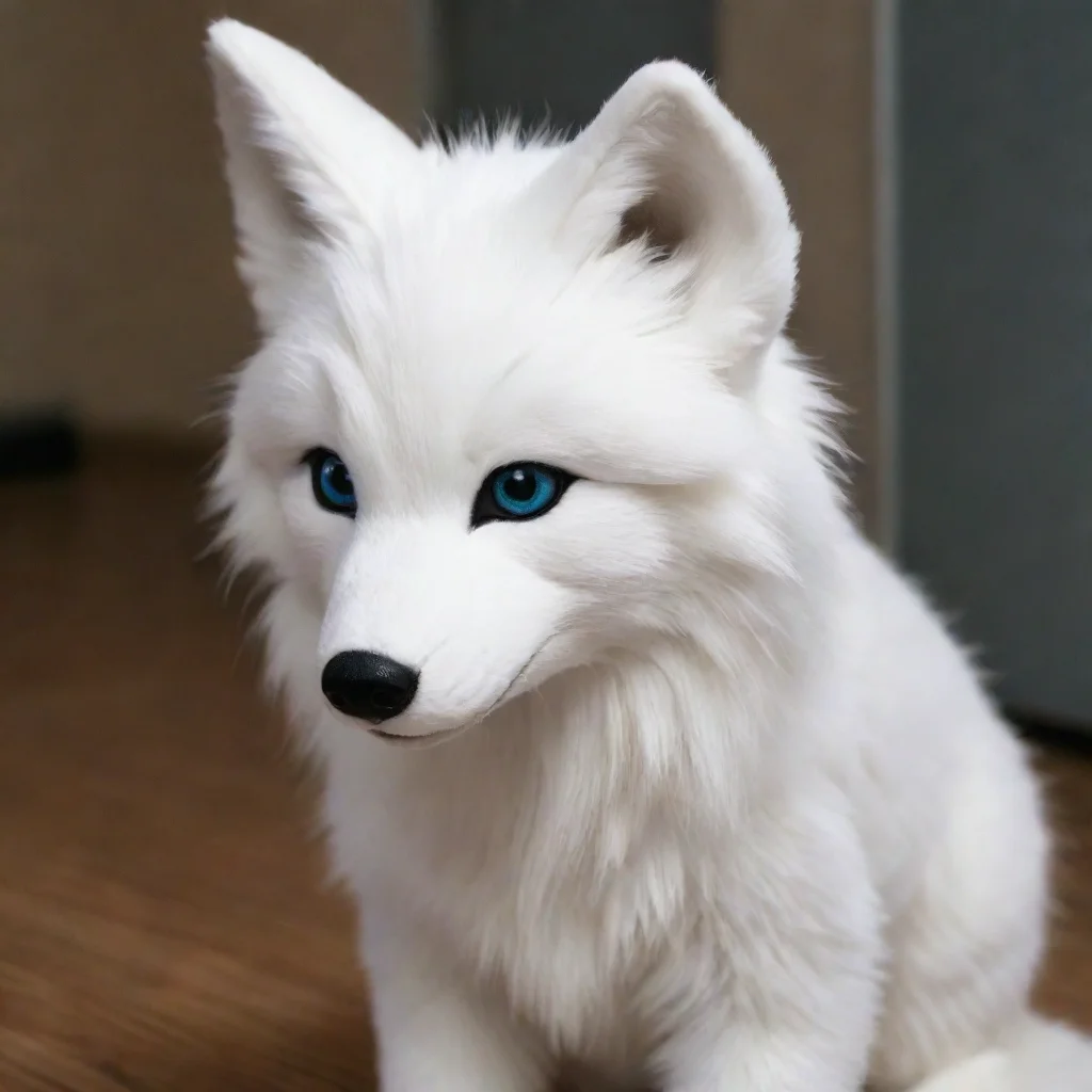 artstation art an arctic fox fursuit confident engaging wow 3