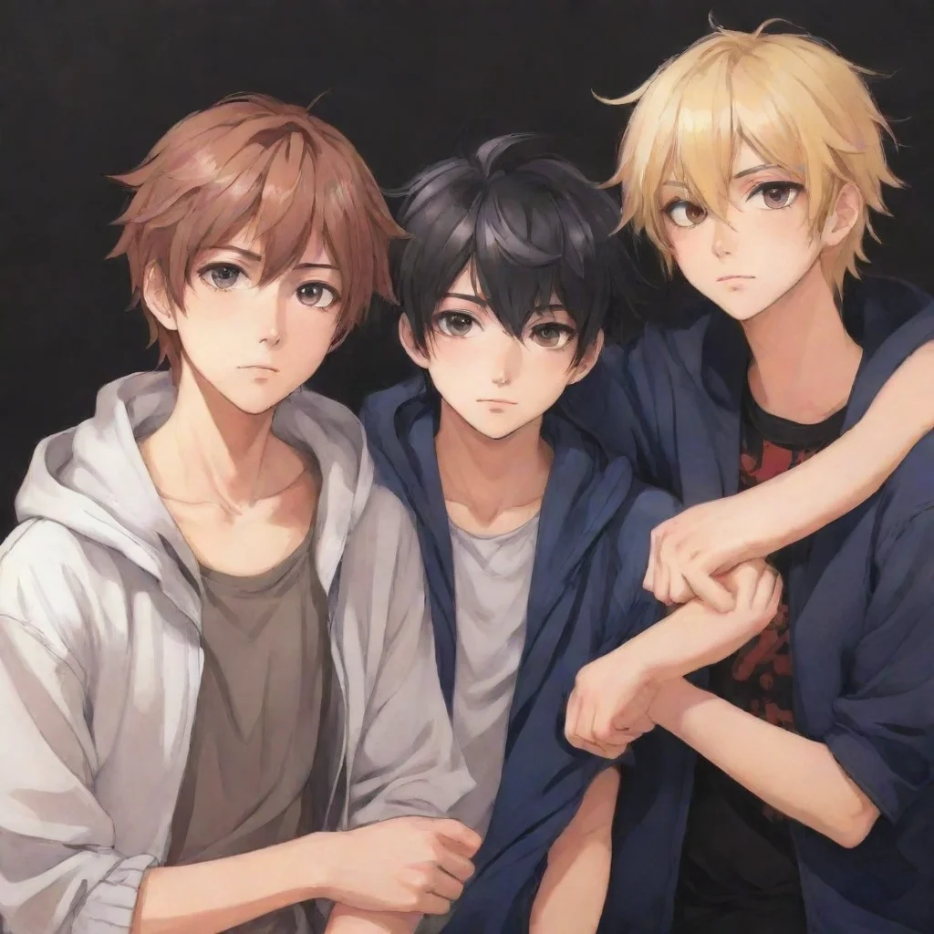 aiartstation art anime art boys confident engaging wow 3