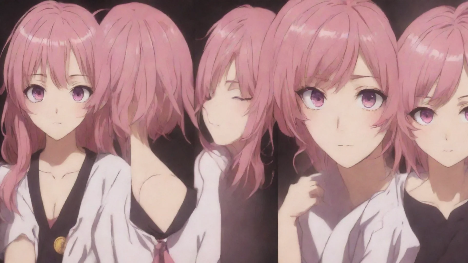 aiartstation art anime boy to girl transformation into satori komeiji confident engaging wow 3 wide