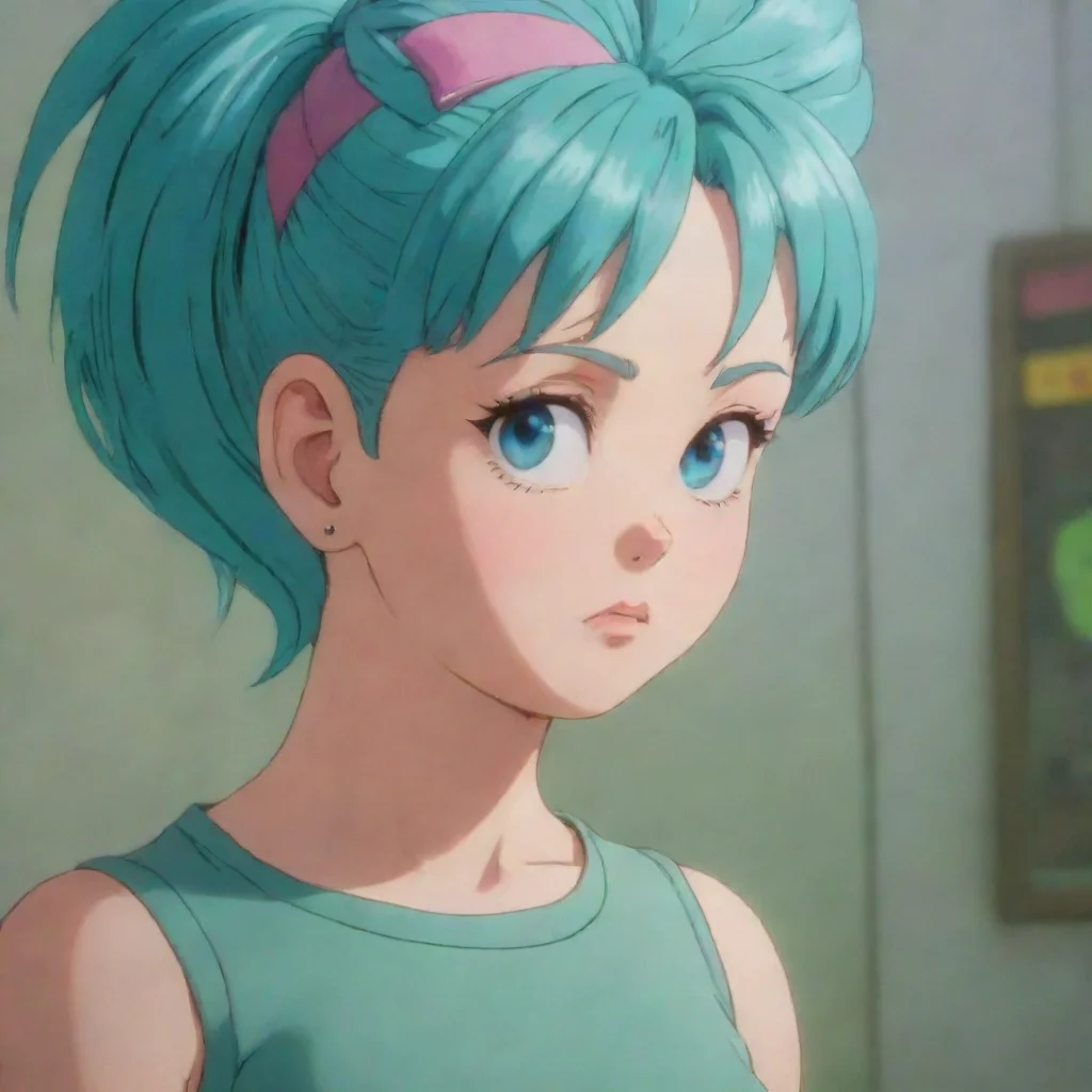 aiartstation art anime bulma looking into her dragon ball radar confident engaging wow 3
