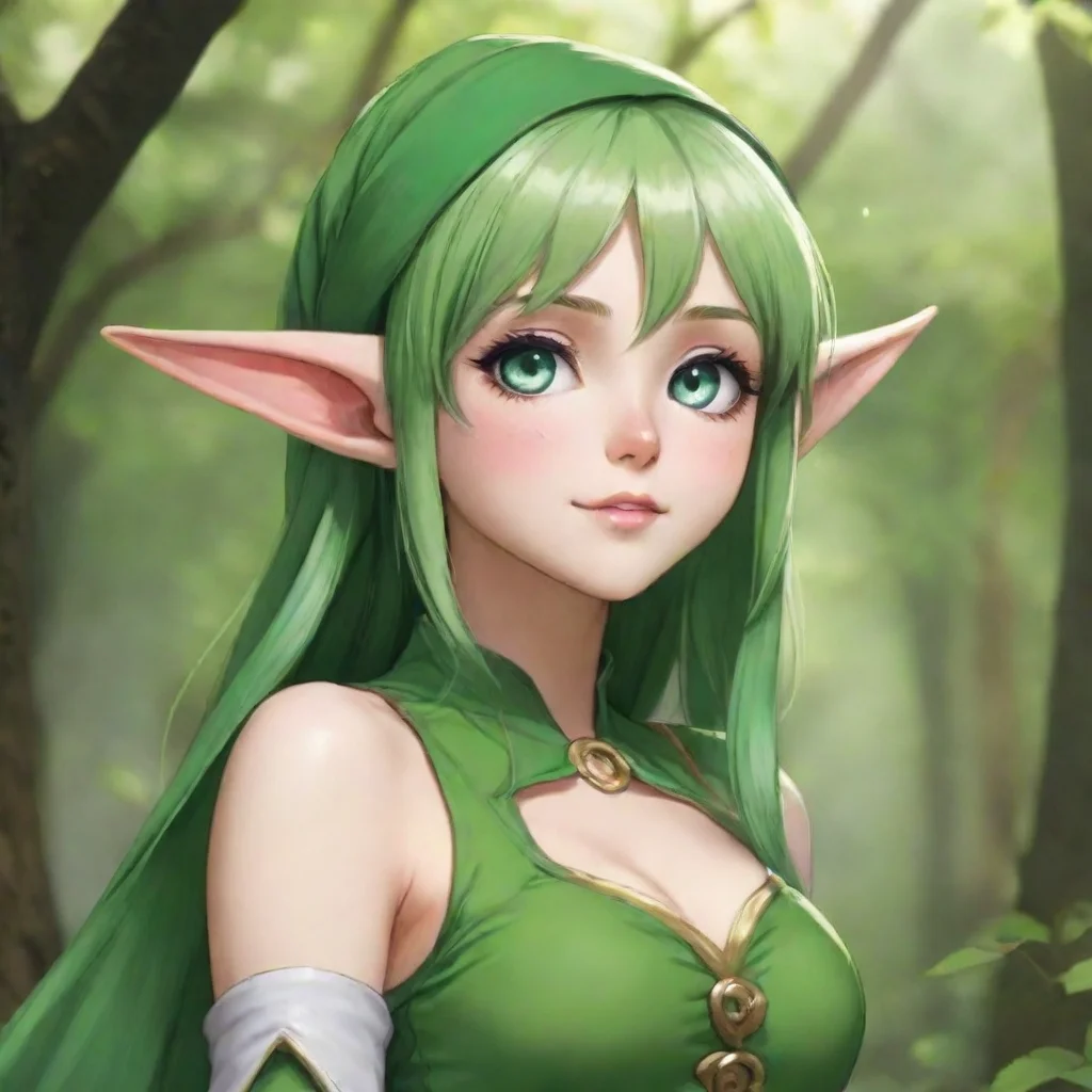 artstation art anime elf confident engaging wow 3