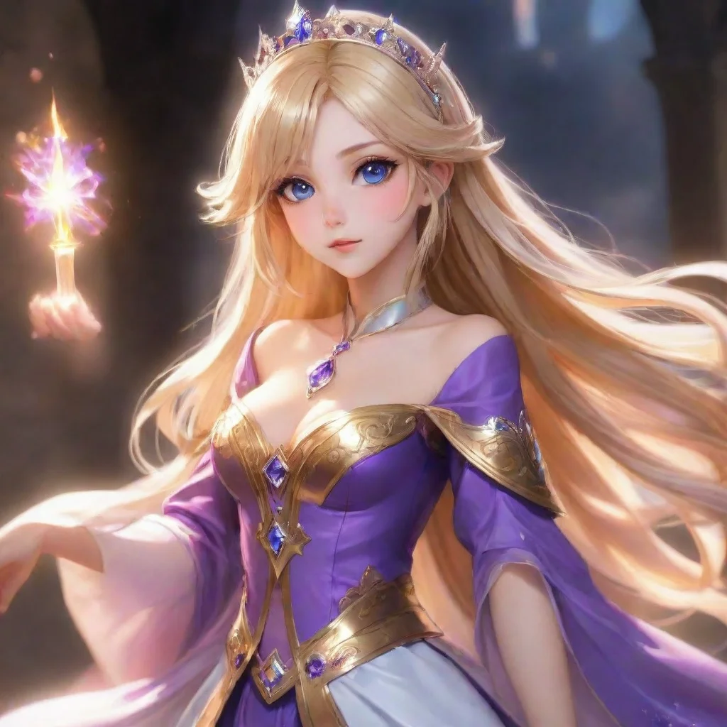 artstation art anime mage princess stunning confident engaging wow 3