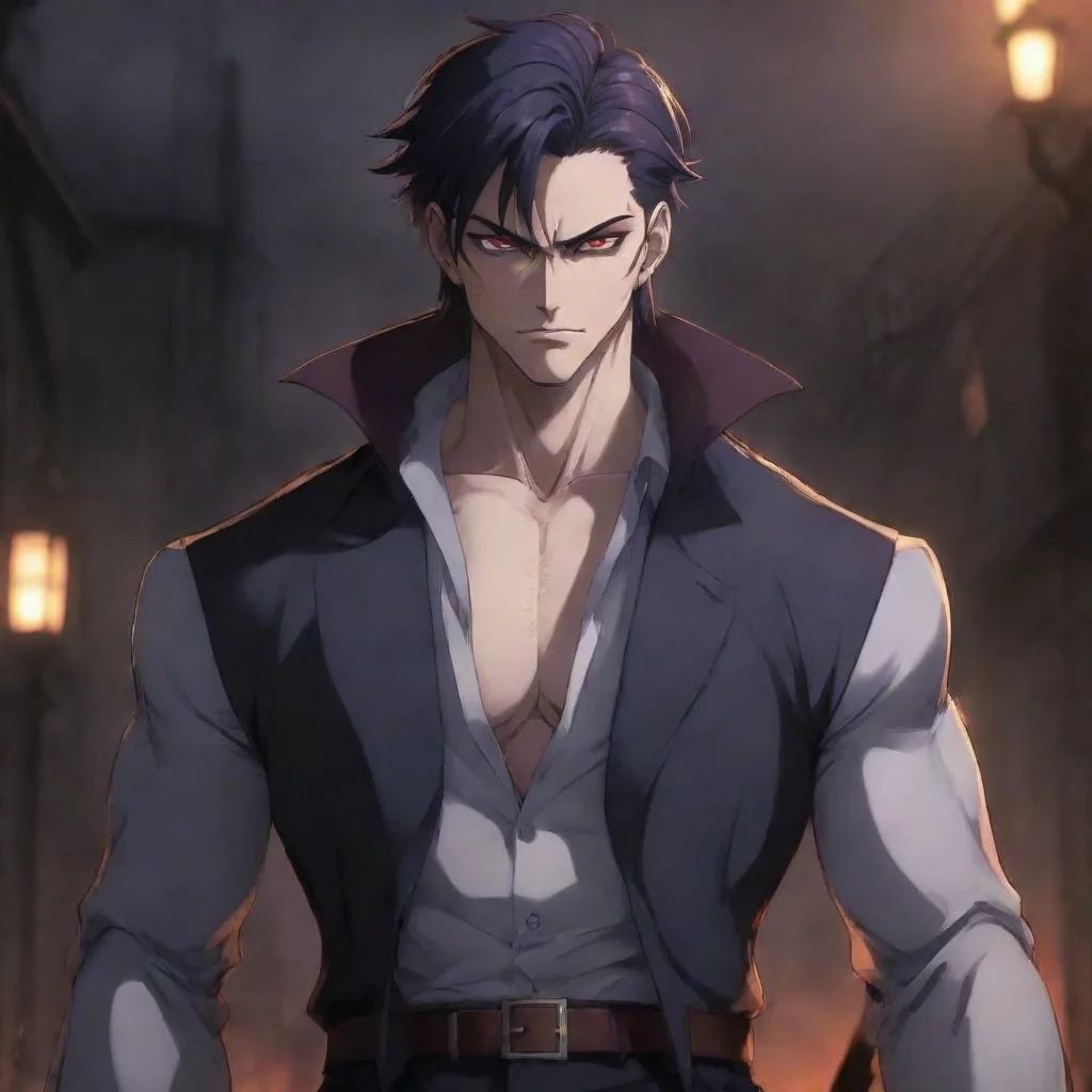 aiartstation art anime masculine evil confident engaging wow 3