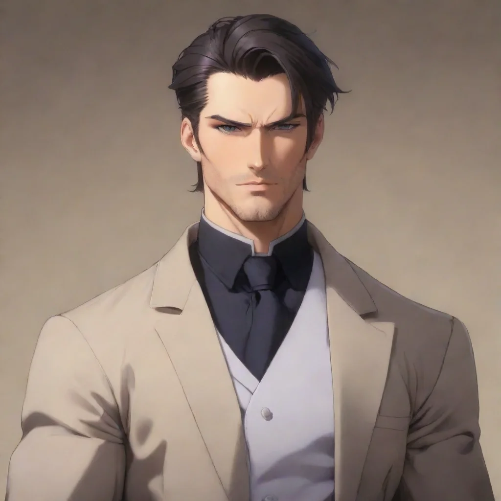 aiartstation art anime masculine handsome hiram maxim confident engaging wow 3