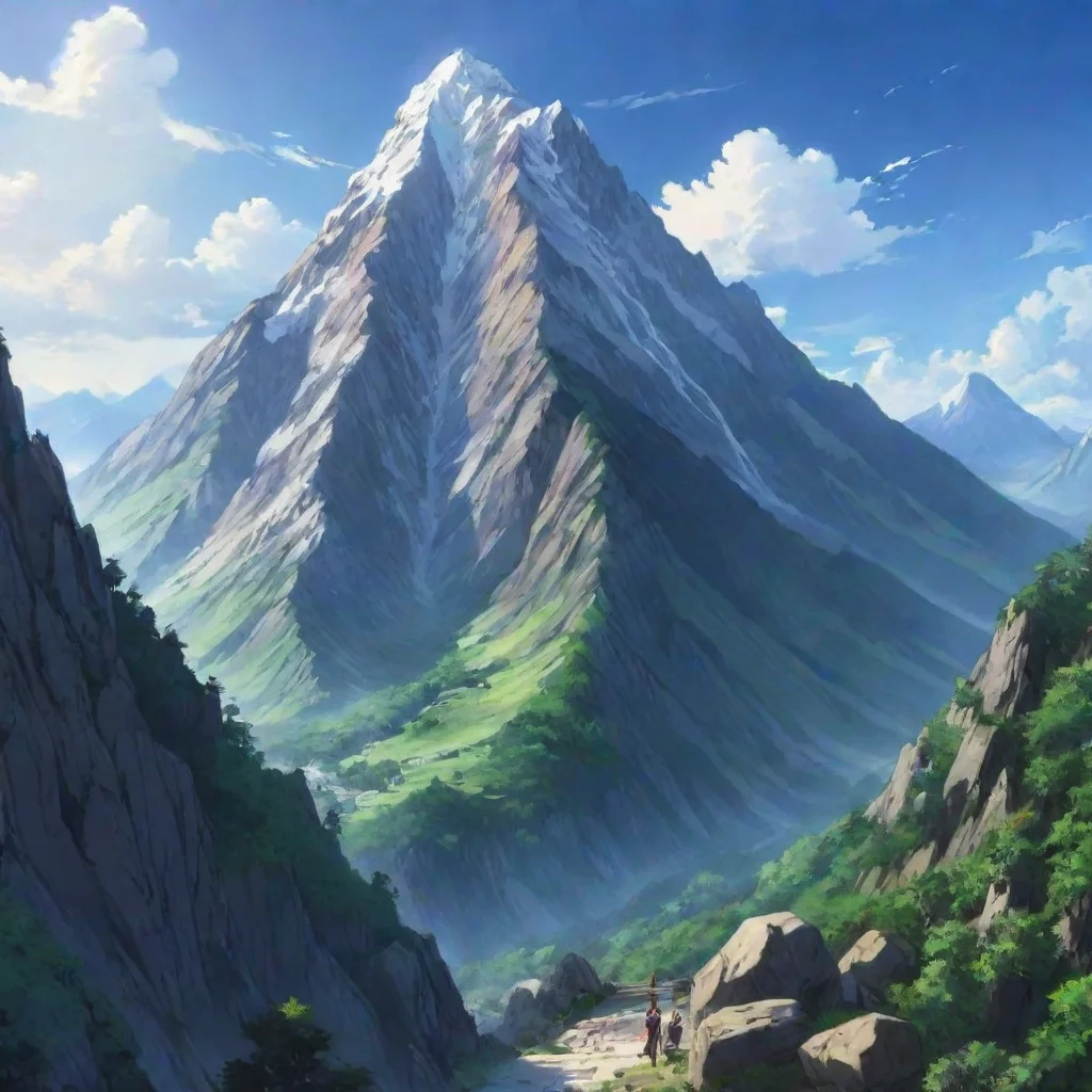 aiartstation art anime mountain hd confident engaging wow 3
