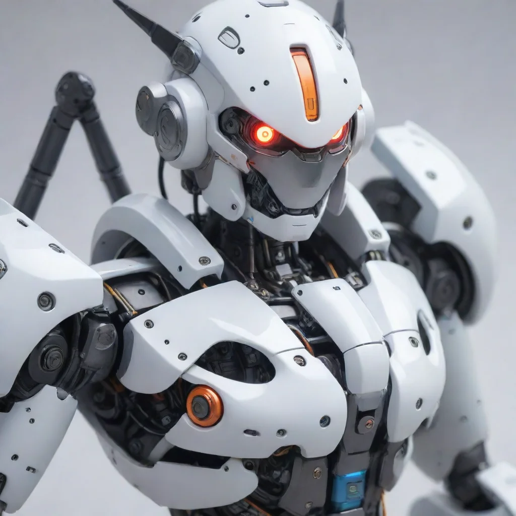 artstation art anime robot detailed confident engaging wow 3
