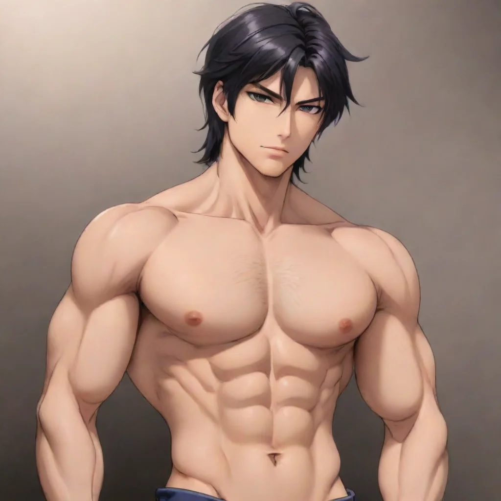 aiartstation art anime seductive masculine confident engaging wow 3