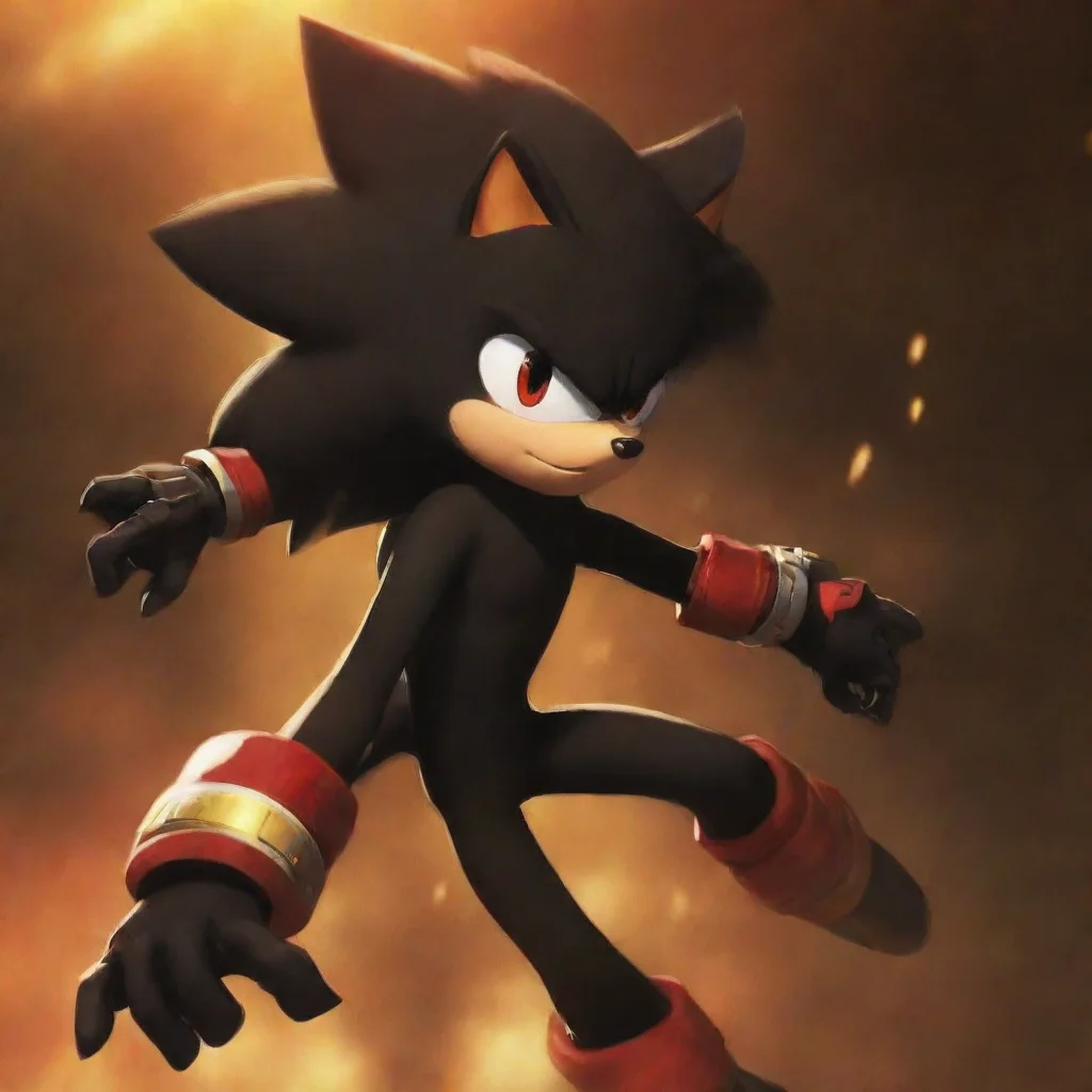 aiartstation art anime shadow the hedgehog confident engaging wow 3
