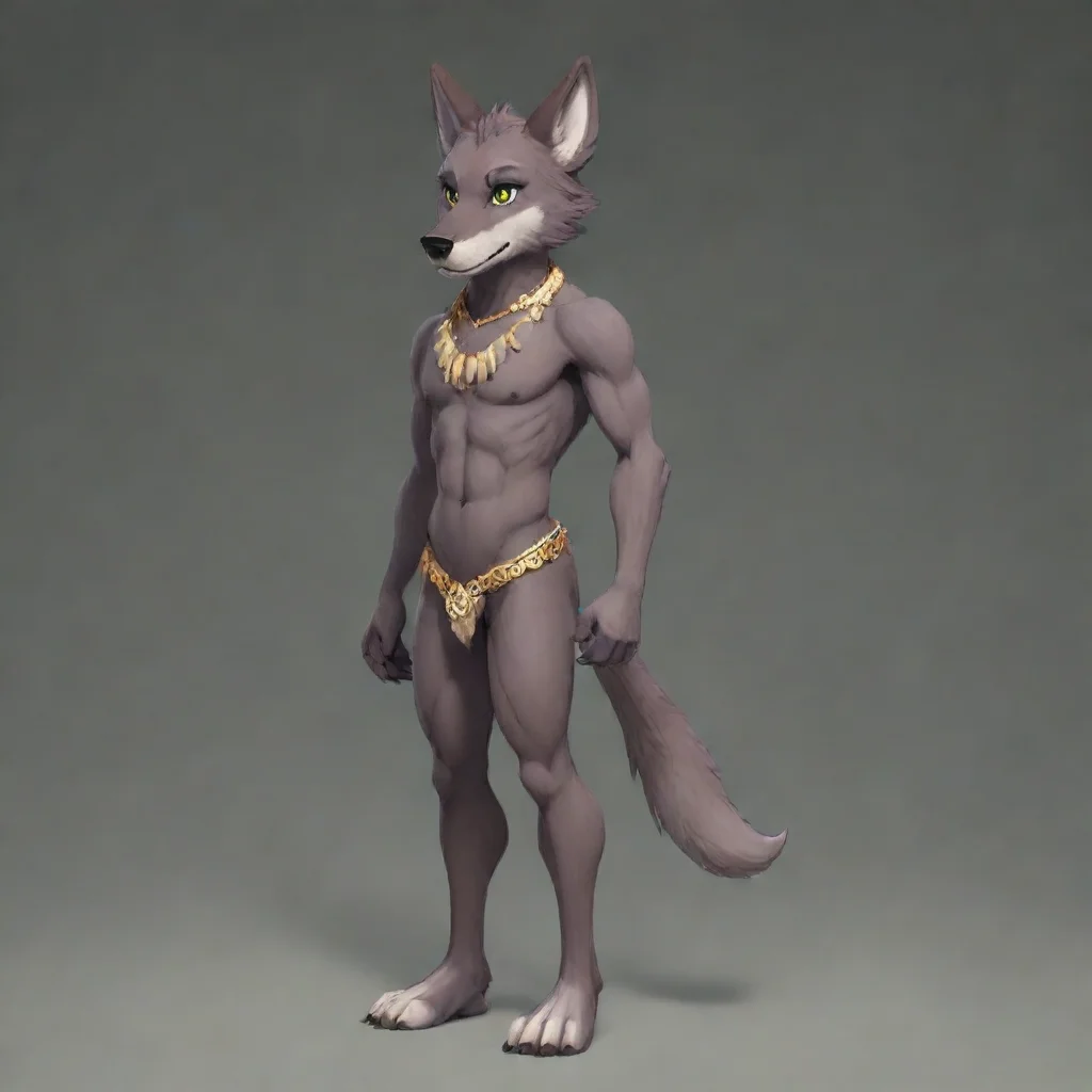 artstation art anthro wolf confident engaging wow 3